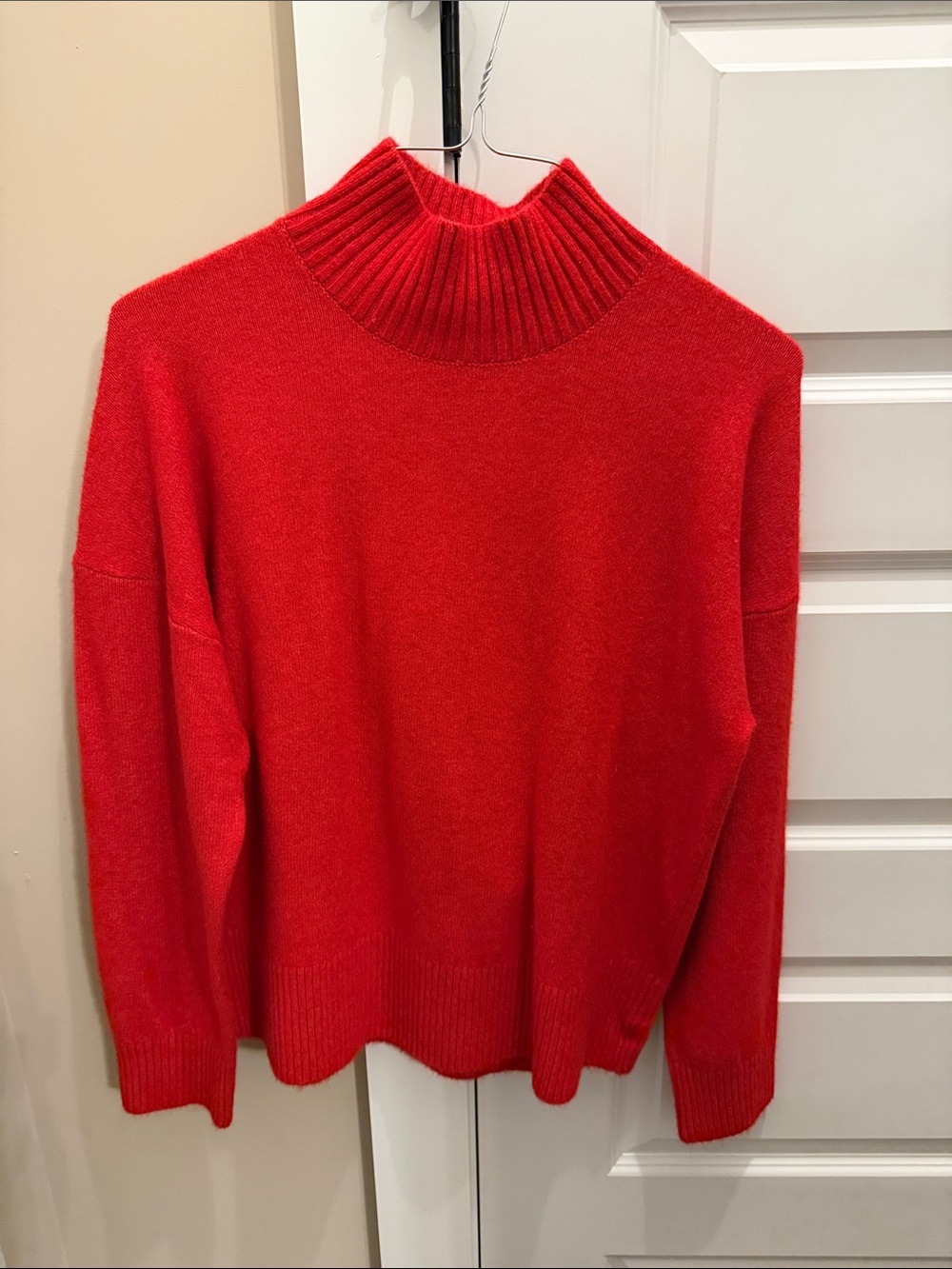 LOFT Red Turtleneck Sweater